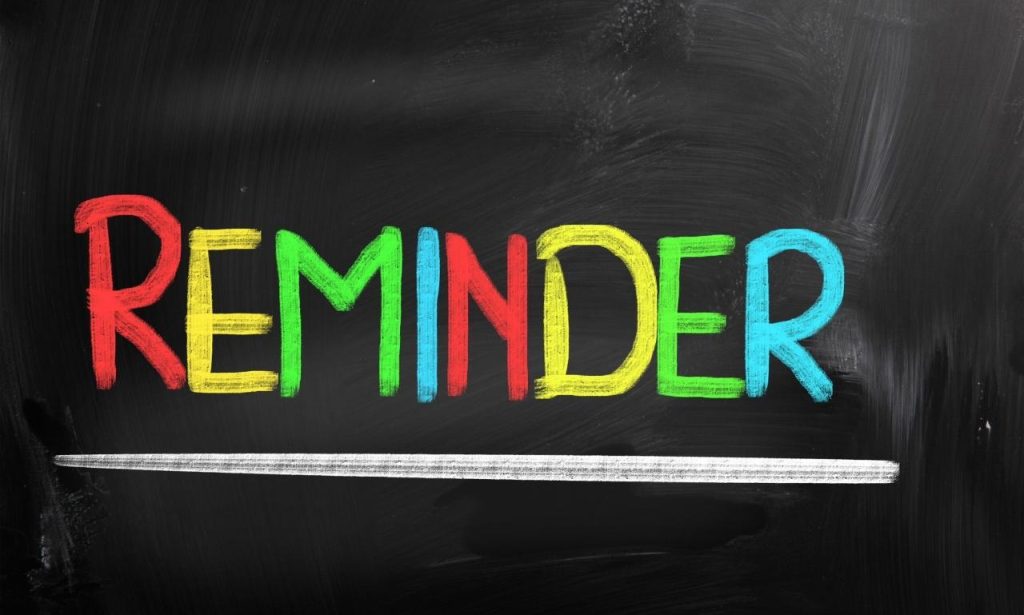 Reminders and Tracking Tools